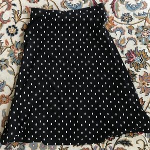 Ann Taylor Long Dotted Skirt